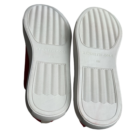 NWOT Kenneth Cole Sneakers rare swede color Red - Picture 4 of 8